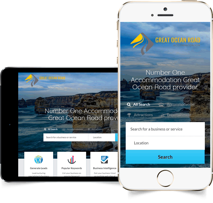 Accommodation Great Ocean Road displayed beautifully on multiple devices